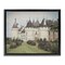 Stupell Industries French Castle Landmark Framed Floater Canvas Wall Art Design by Graffi*tee Studios